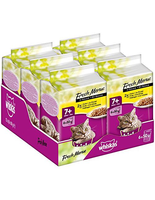 Whiskas 7+Fresh Menue in Sauce Testberichte ☆ Erfahrungen, ab 21,48