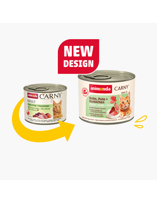 Carny Adult Huhn, Pute & Kaninchen 6 x 200 g
