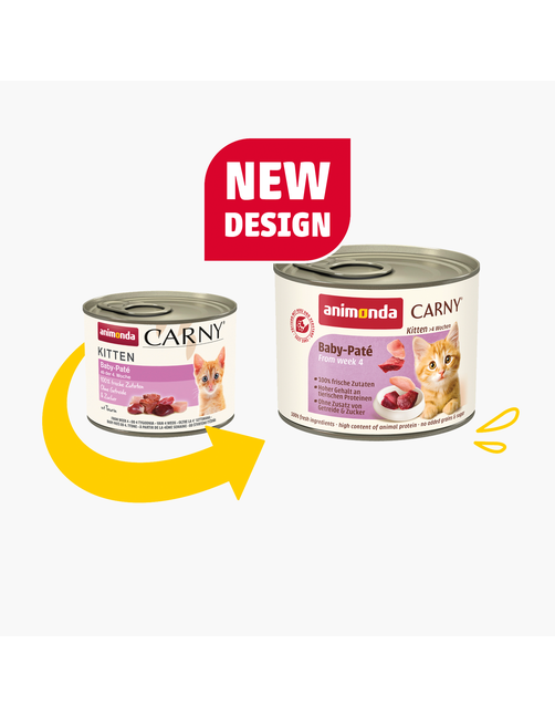 Carny Kitten Baby-Paté 12 x 200 g