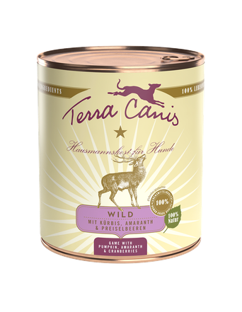 Terra Canis Nassfutter von Terra Canis Classic | Wild mit Kürbis, Amaranth und Preiselbeere