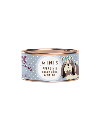 Terra Canis Nassfutter von Terra Canis Minis | Pferd mit Steckrübe, Fenchel und Salbei