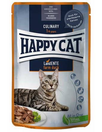 Happy Cat Nassfutter von Happy Cat Meat in Sauce - Culinary Land-Ente