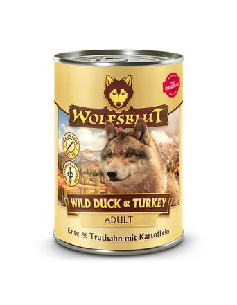 Wolfsblut Wild Duck & Turkey - Ente &Truthahn mit Kartoffeln, Adult