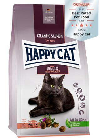 Happy Cat Trockenfutter von Happy Cat Sterilised Adult Atlantik-Lachs