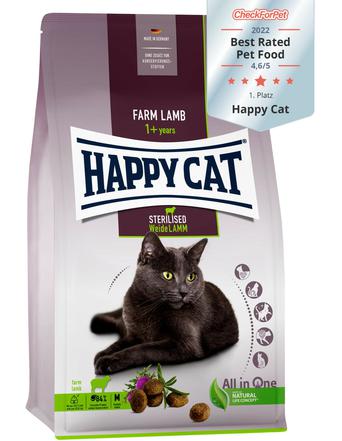 Happy Cat Sterilised Adult Weide-Lamm