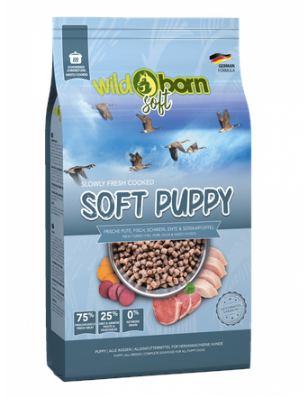 Wildborn Trockenfutter von Wildborn Welpenfutter Getreidefrei Soft Puppy