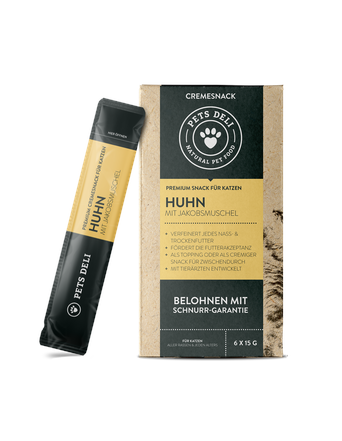 Pets Deli Snacks von Pets Deli Cremesnack - Huhn - Jakobsmuschel - Getreidefrei, Zuckerfrei
