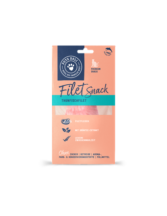 Pets Deli Snacks von Pets Deli Filetsnack Thunfischfilet - im Eigenen Saft