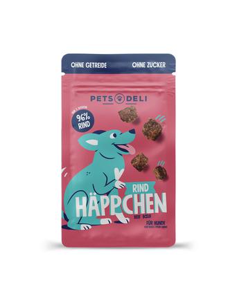 Pets Deli Snacks von Pets Deli Rinderhäppchen - Trainingssnack - Getreidefrei, Zuckerfrei