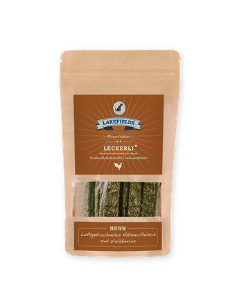 Lakefields Snacks von Lakefields Trockenfleischstreifen Vom Landhuhn