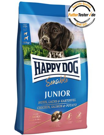 Happy Dog Sensible Junior - Huhn, Lachs & Kartoffel