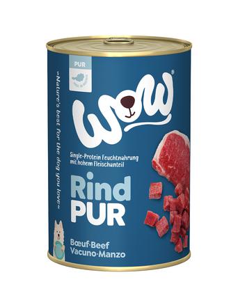WOW Rind Pur Single Protein Futter