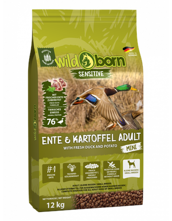 Wildborn Trockenfutter von Wildborn Ente & Kartoffel Adult Mini
