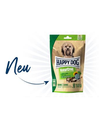 Happy Dog Naturcroq Mini Lamm & Reis Trainingssnack