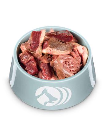 Frostfutter Perleberg BARF (Selbstgekochtes) von Frostfutter Perleberg Rinderherz Ganz mit Kranz