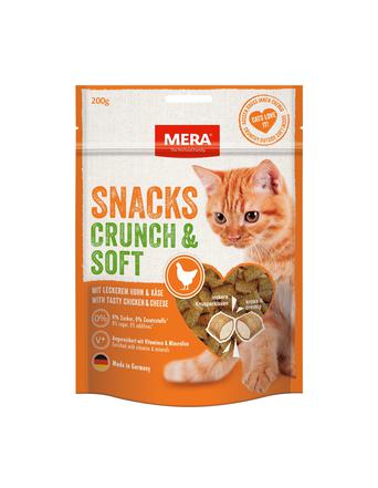 mera Snacks von mera Crunch & Soft Huhn und Käse