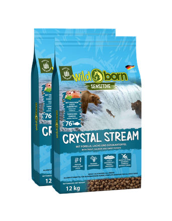Wildborn Trockenfutter von Wildborn Crystal Stream Doppelpack