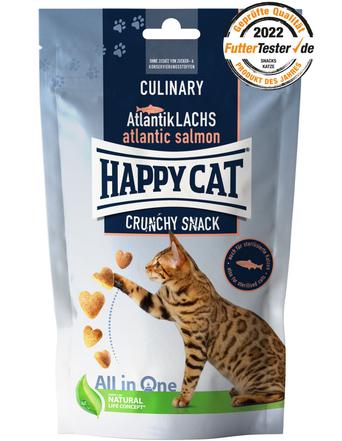 Happy Cat Culinary Crunchy Snack Atlantik-Lachs