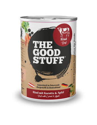 THE GOODSTUFF Nassfutter von THE GOODSTUFF Rind mit Karotte & Apfel