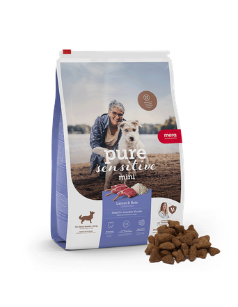mera Trockenfutter von mera Pure Sensitive Mini Lamm & Reis