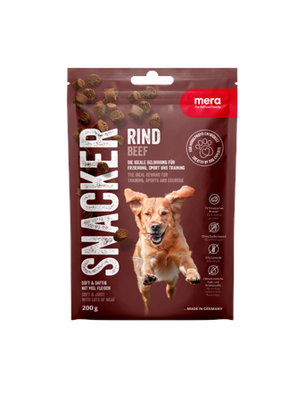 mera Snacks von mera Pure Sensitive Snacker Rind