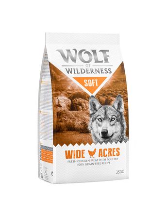 Wolf of Wilderness Trockenfutter von Wolf of Wilderness Probierbeutel - Getreidefrei - Halbfeucht: Soft Wide Acres - Huhn