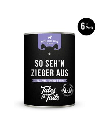 Tales & Tails Nassfutter von Tales & Tails So Sehen Zieger Aus