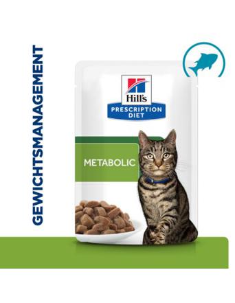 Hill's Nassfutter von Hill's Prescription Diet Metabolic Weight Management mit Huhn Meeresfisch