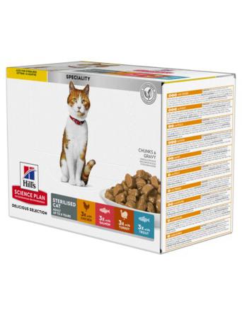 Hill's Nassfutter von Hill's Science Plan Sterilised Cat Adult Multipack