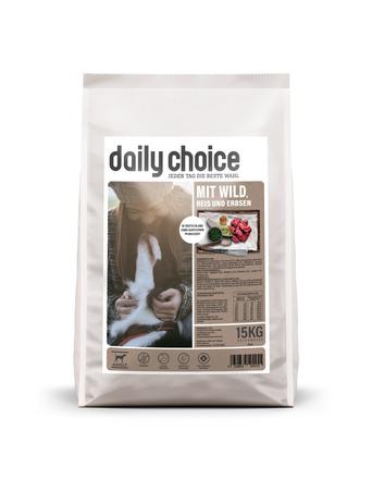 daily choice Trockenfutter von daily choice Basic mit Wild, Reis und Erbsen