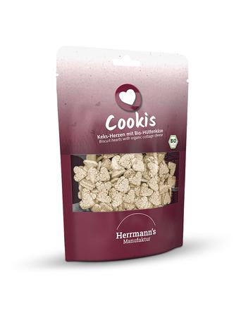 Herrmann's Snacks von Herrmann's Cookis Bio Hüttenkäseherzen