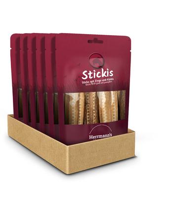 Herrmann's Snacks von Herrmann's Stickis Ziege mit Kürbis