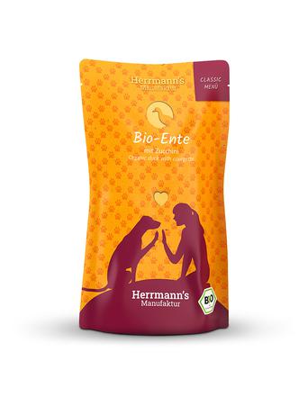 Herrmann's Nassfutter von Herrmann's Classic Bio-Ente mit Zucchini