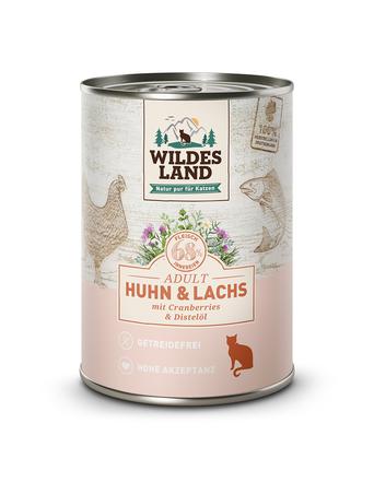 Wildes Land Nassfutter von Wildes Land Classic Adult Huhn & Lachs