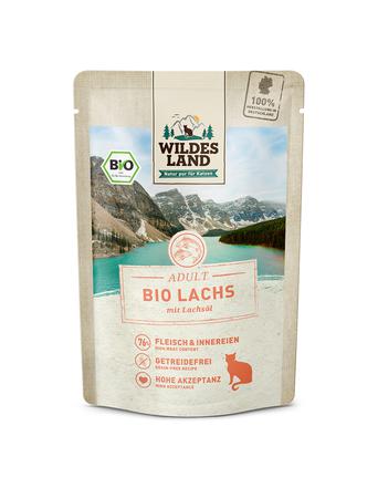 Wildes Land Nassfutter von Wildes Land Bio Adult Lachs mit Lachsöl