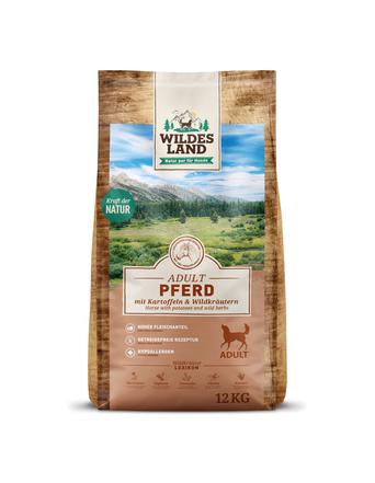 Wildes Land Trockenfutter von Wildes Land Classic Adult Pferd mit Kartoffel