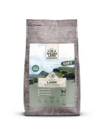Wildes Land Trockenfutter von Wildes Land Soft Adult Lamm mit Reis und Wildkräutern