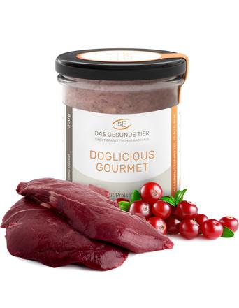 Das Gesunde Tier Nassfutter von Das Gesunde Tier Premium Nassfutter Doglicious Gourmet - Wild & Rind