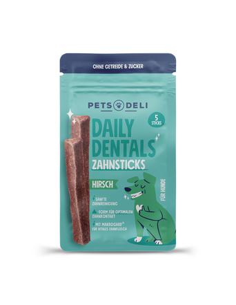 Pets Deli Snacks von Pets Deli Daily Dentals Zahnsticks Hirsch