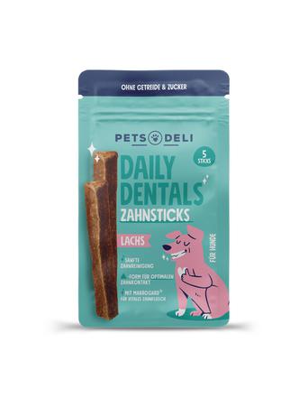 Pets Deli Snacks von Pets Deli Daily Dentals Zahnsticks Lachs
