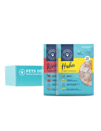 Pets Deli BARF (Selbstgekochtes) von Pets Deli Frische-Menü Classic Paket - Vorratspaket / 20x