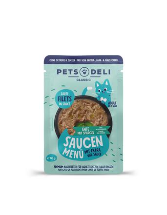 Pets Deli Nassfutter von Pets Deli Saucen Menü Ente mit Spargel
