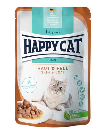 Happy Cat Nassfutter von Happy Cat Meat in Sauce - Care Haut & Fell