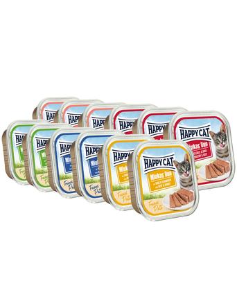Happy Cat Nassfutter von Happy Cat Minkas Duo Paté Mixpaket