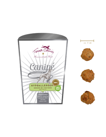 Terra Canis Snacks von Terra Canis Hypoallergen | Canipé: Knusperkugeln Känguru