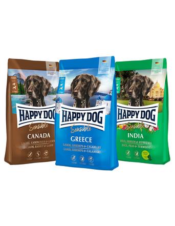 Happy Dog Trockenfutter von Happy Dog Sensible - Mixpaket
