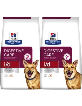 Hill's Trockenfutter von Hill's Prescription Diet i/d Trockenfutter für Hunde, Adult, mit Huhn Zur Unterstützung Der Verdauung