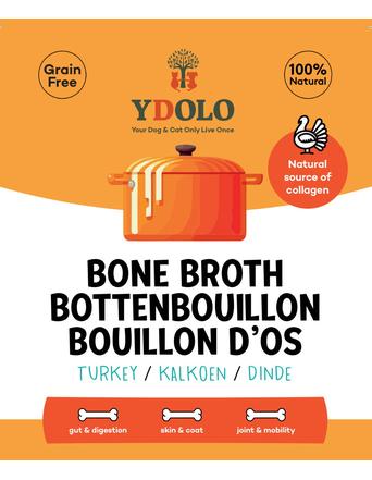 YDOLO Nassfutter von YDOLO Bone Broth Bio Turkey