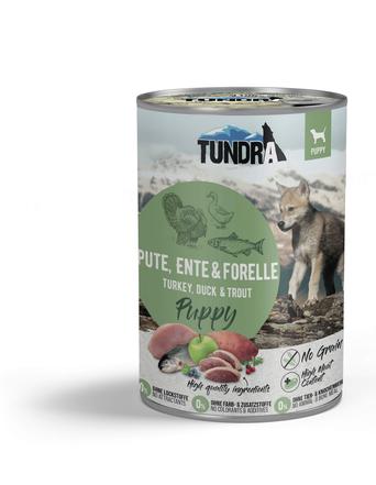 Tundra Nassfutter von Tundra Puppy Pute, Ente & Forelle
