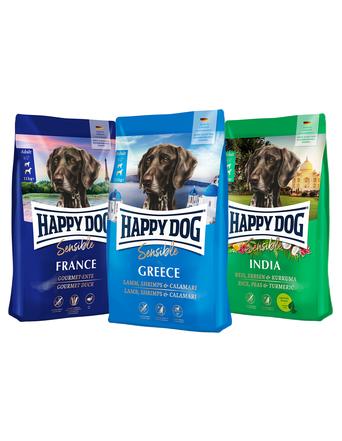Happy Dog Trockenfutter von Happy Dog Sensible - Mixpaket 1